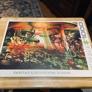 Eurographics Fairytale & Mushrooms Scenery 1000 Pcs Puzzle Sealed